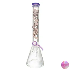 18" x 9mm Octopus Tentacle Specialty Slab Beaker Bong   Octopus Bowl
