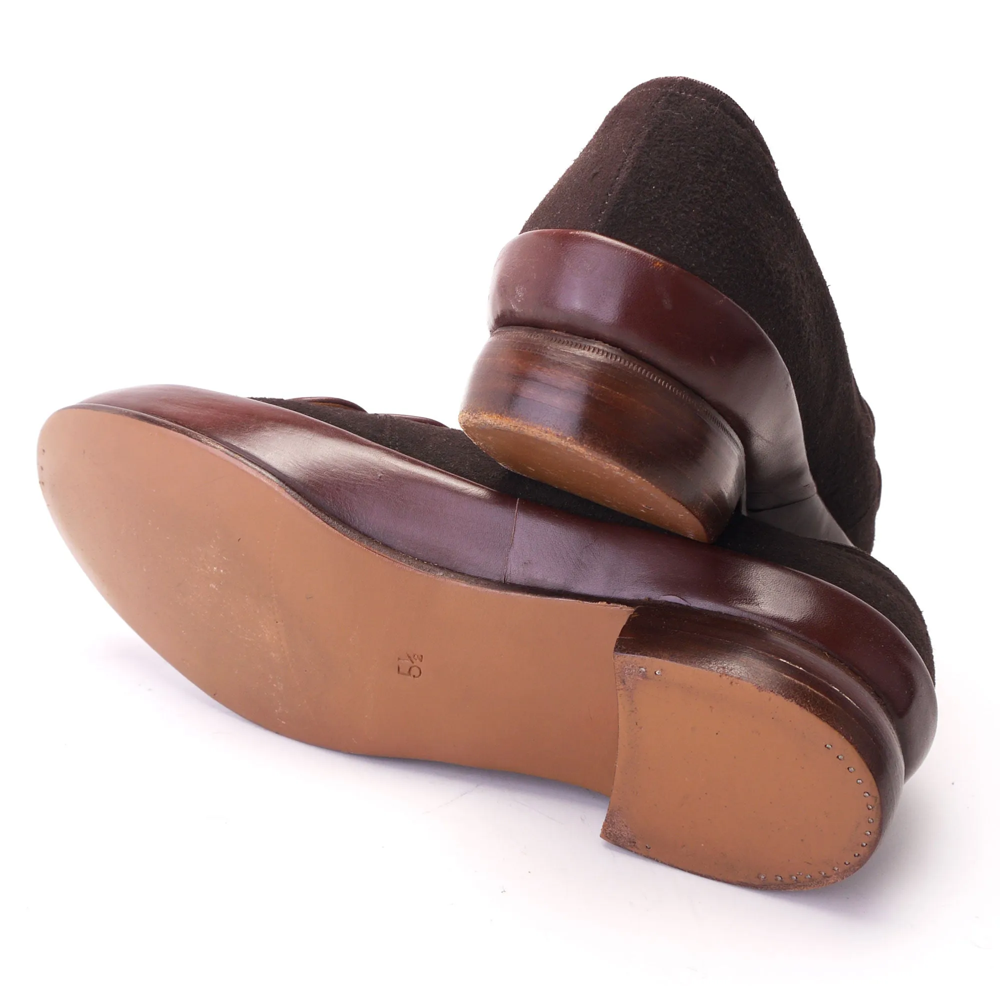 1940s Unworn CC41 Brown Suede Flats by Equity UK 5.5