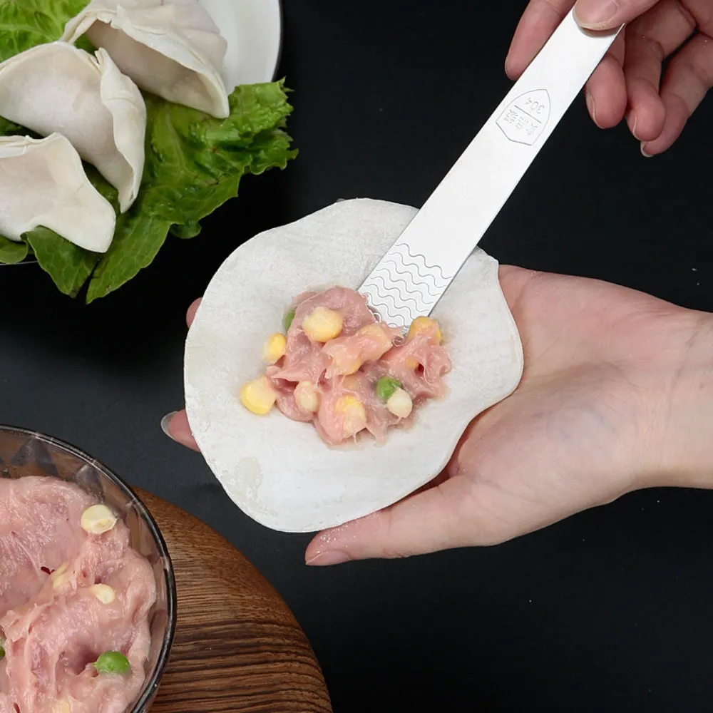 3 Piece Double Head Dumpling Mould Automatic Dumpling Maker - Mould - Cutter - Spoon