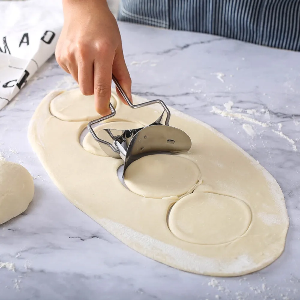 3 Piece Double Head Dumpling Mould Automatic Dumpling Maker - Mould - Cutter - Spoon
