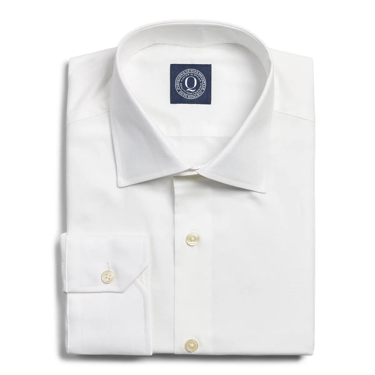 4-Way Stretch Poplin - White