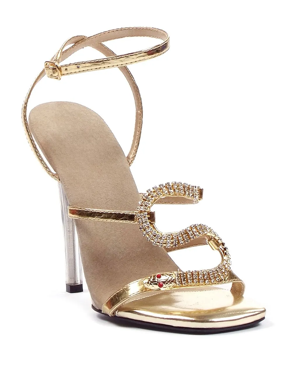 5" Strap Sandal with Snake D'cor (ES508-CHANTEL)