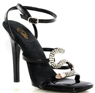 5" Strap Sandal with Snake D'cor (ES508-CHANTEL)