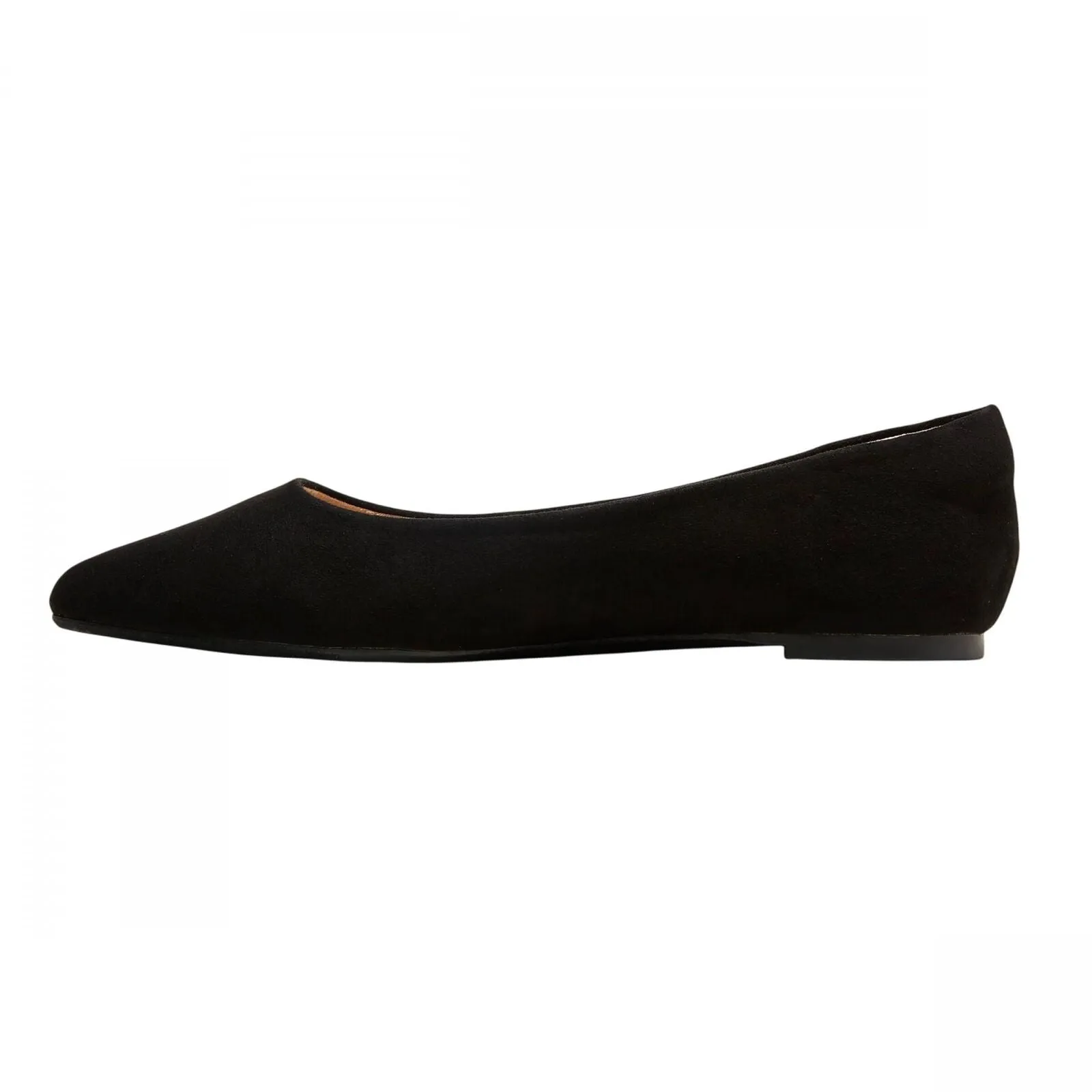 A New Day Corinna Wide Width Ballet Flats with Memory Foam Insole Black 7.5W