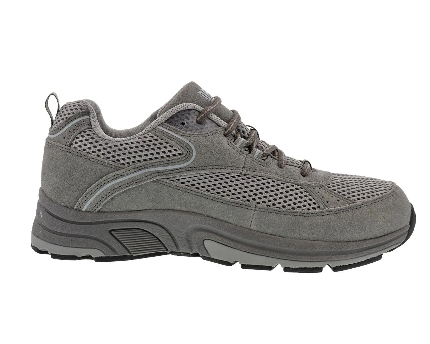 AARON Grey Leather/Mesh