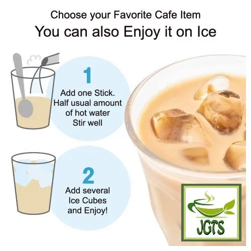 (AGF) Blendy Cafe Latory Rich Creamy Caffe Latte Decaf 6 Sticks