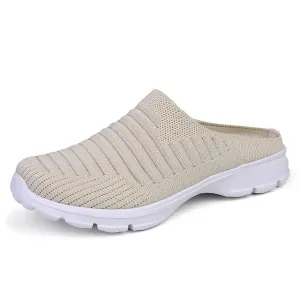AirStep Unisex Sommer Mesh Casual Halbschuhe mit Flachem Boden