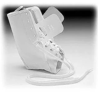 ANKLE GUARD WITH OPTIONAL PLASTIC INSERTS