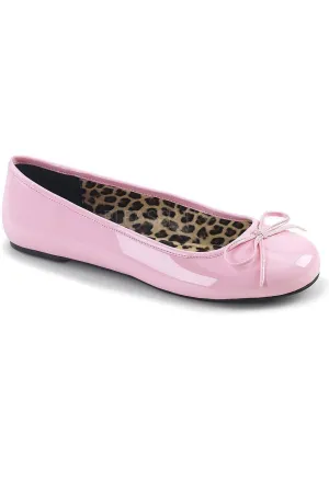 ANNA-01 Flat | Pink Patent