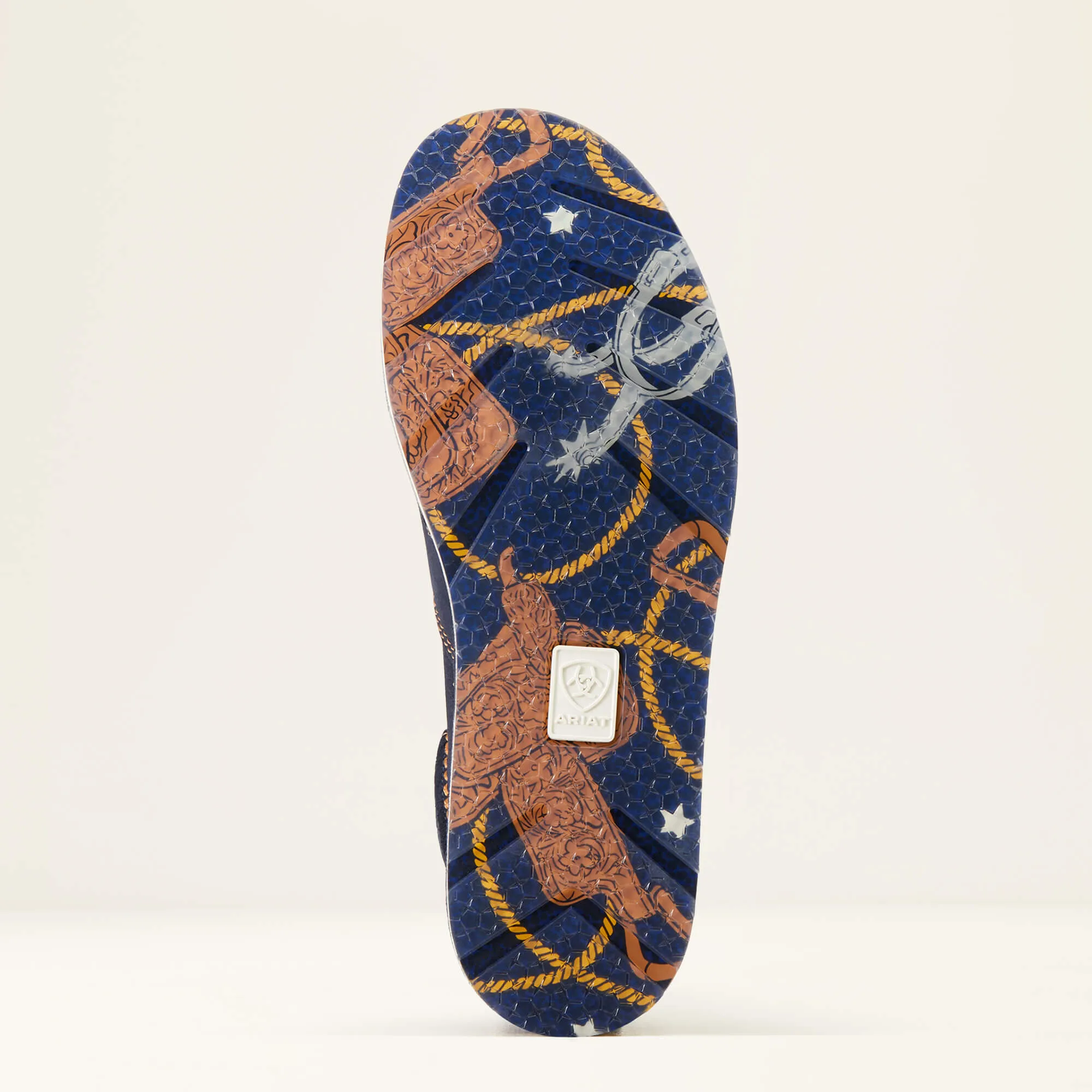 Ariat Cruiser Ladies Blue Suede Saddle Up Print