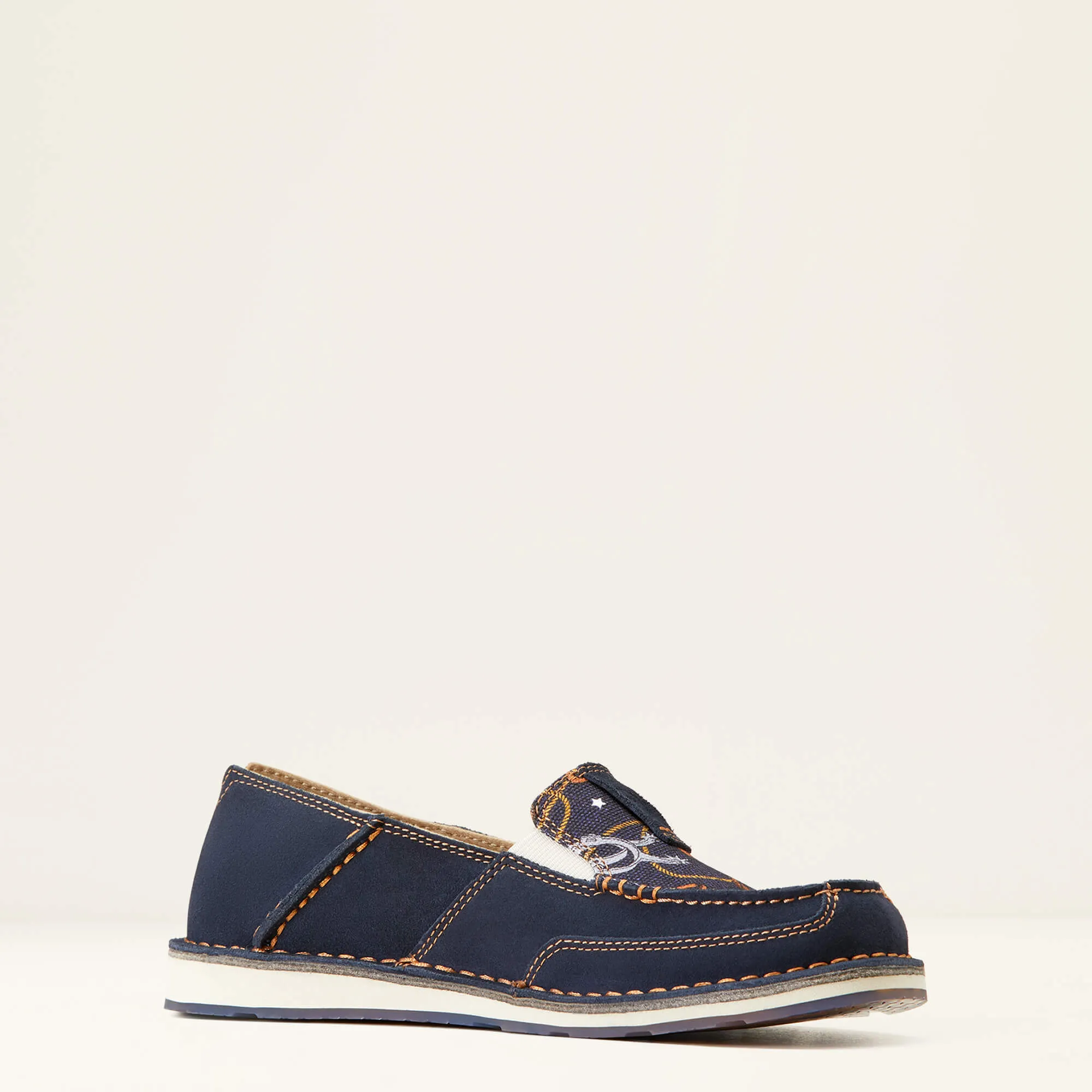 Ariat Cruiser Ladies Blue Suede Saddle Up Print