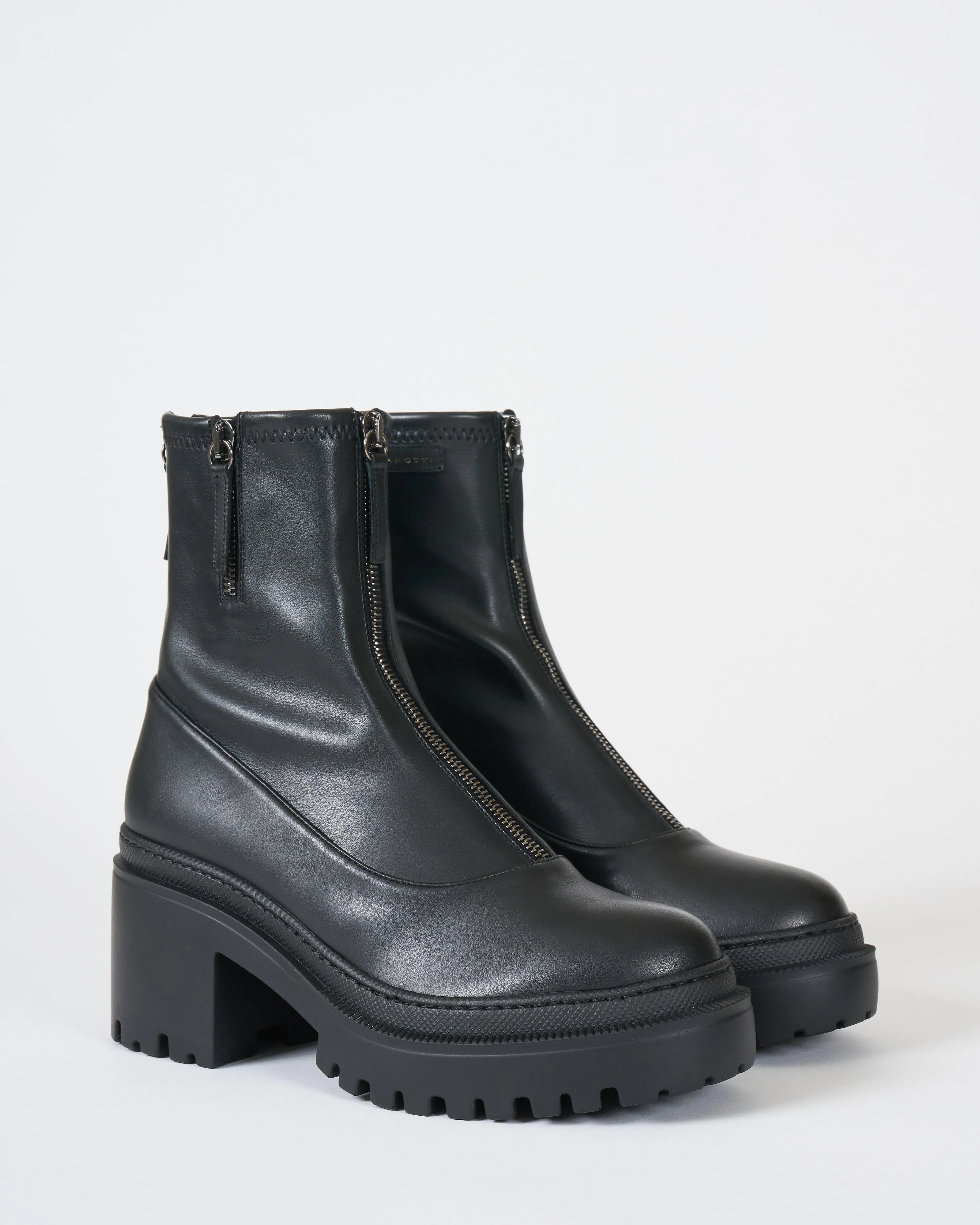 barbaro stretch front zip boot