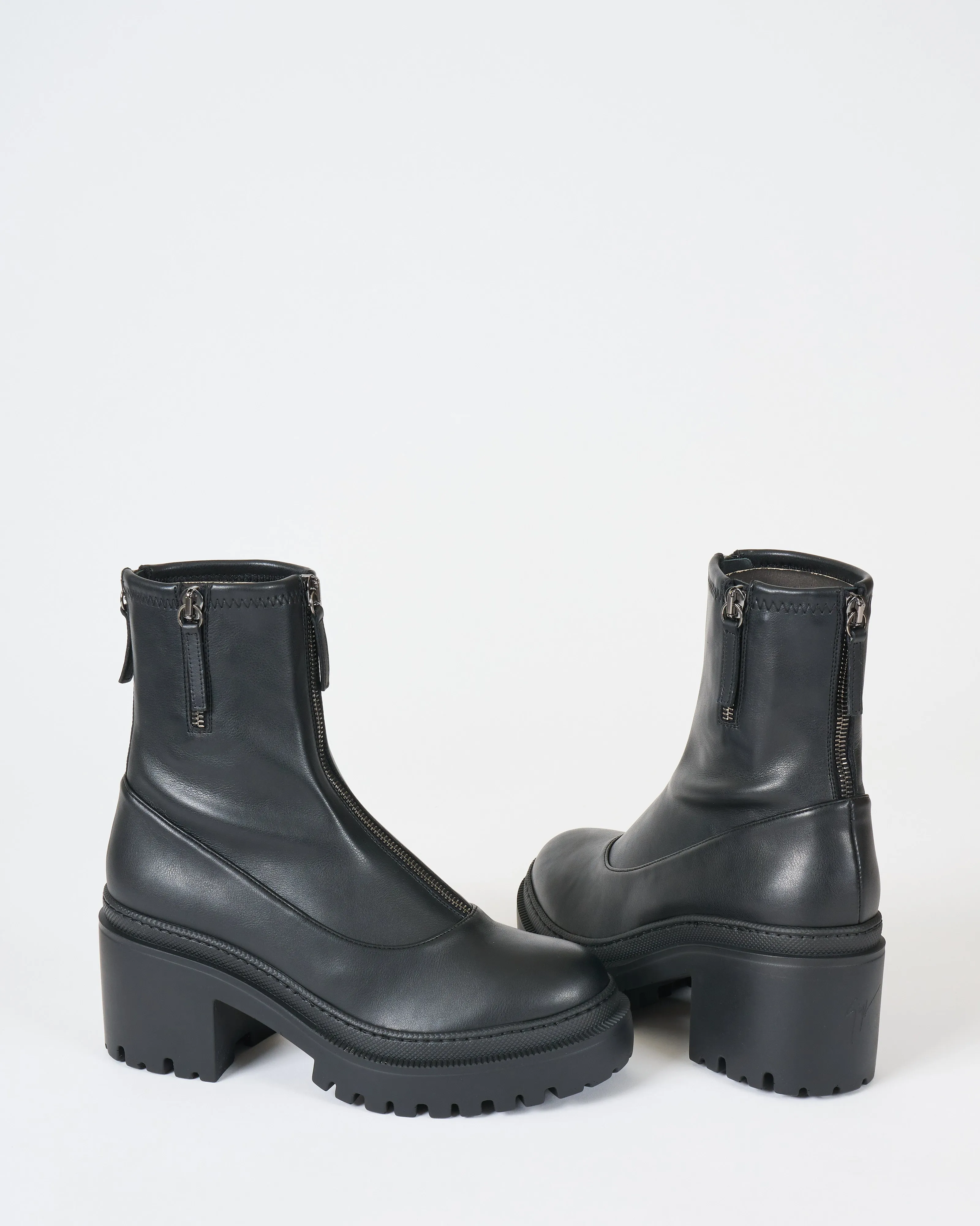 barbaro stretch front zip boot