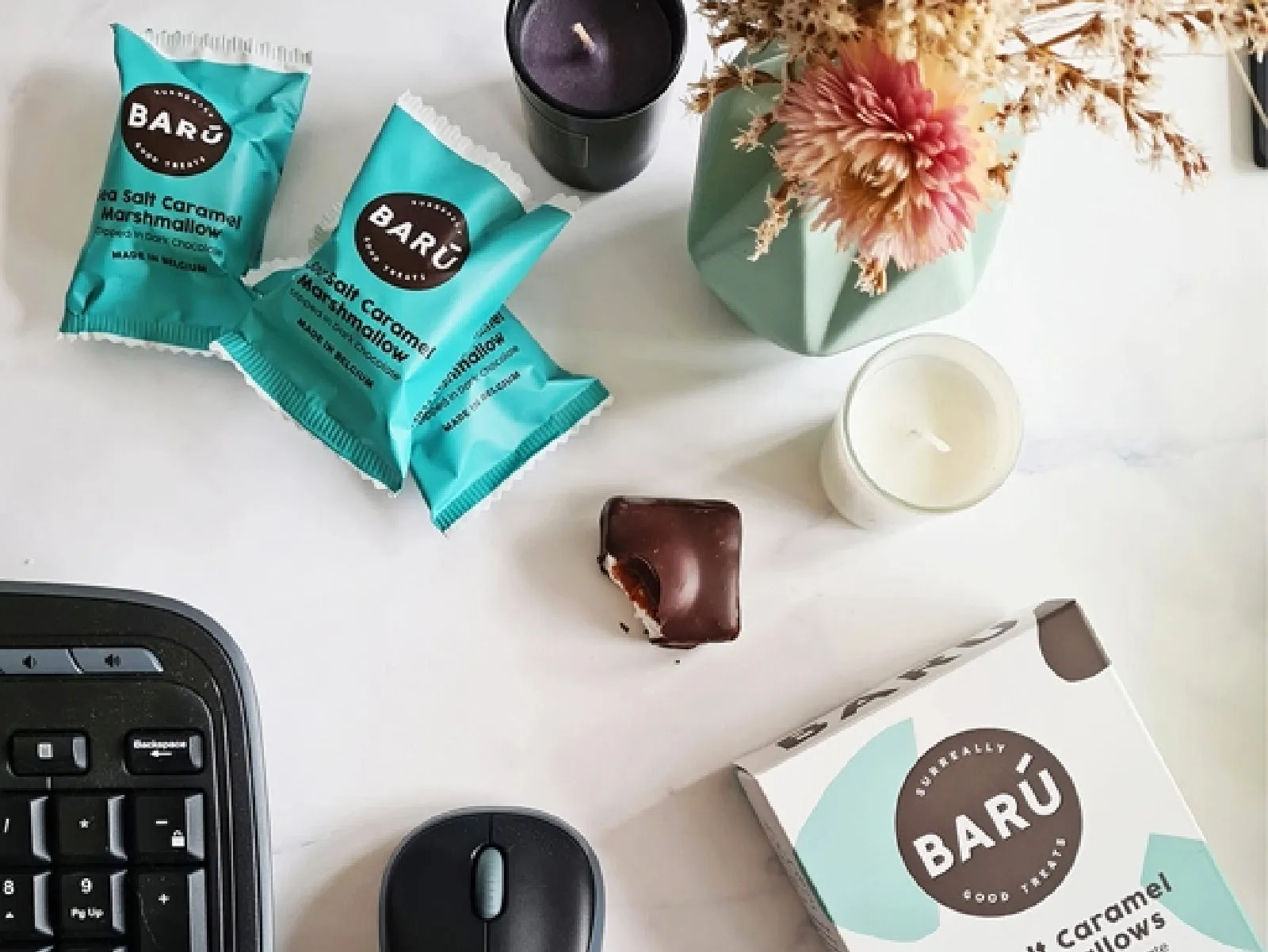 Baru Dark Chocolate Sea Salt Caramel Marshmallows