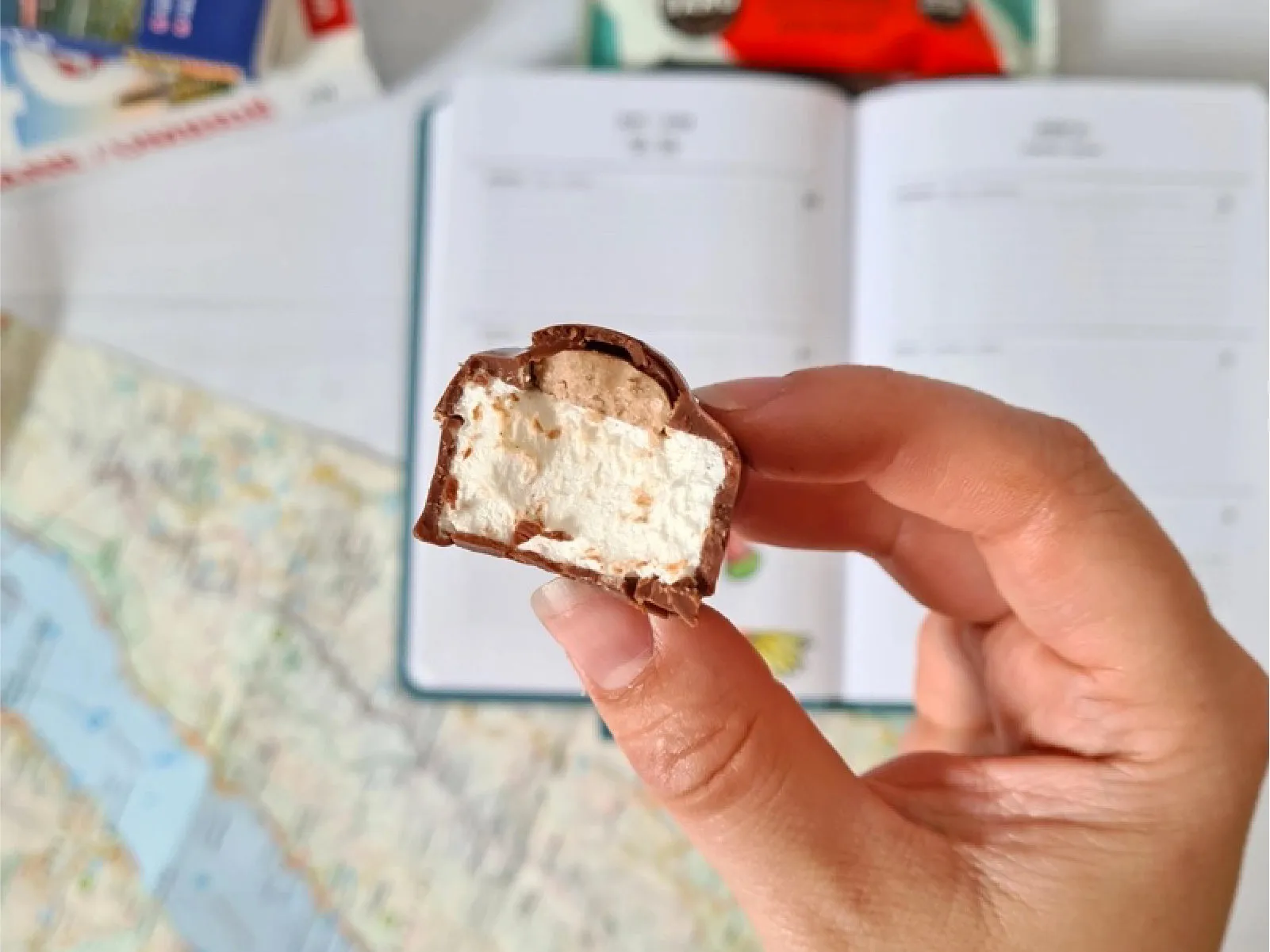 Baru Milk Chocolate Marshmallow Bar with Chaï Latte
