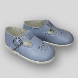 Baypods First Walker Shoes - Hard Sole Blue T Bar