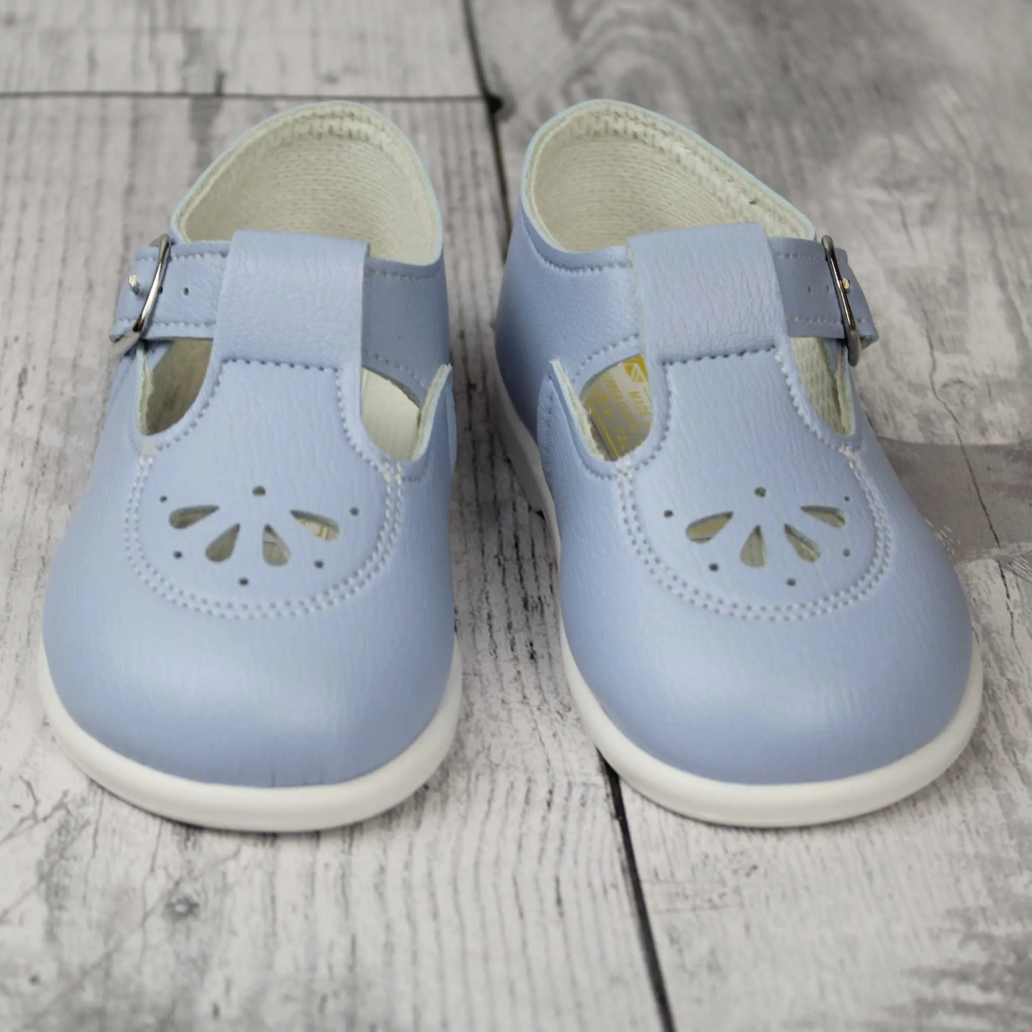 Baypods First Walker Shoes - Hard Sole Blue T Bar