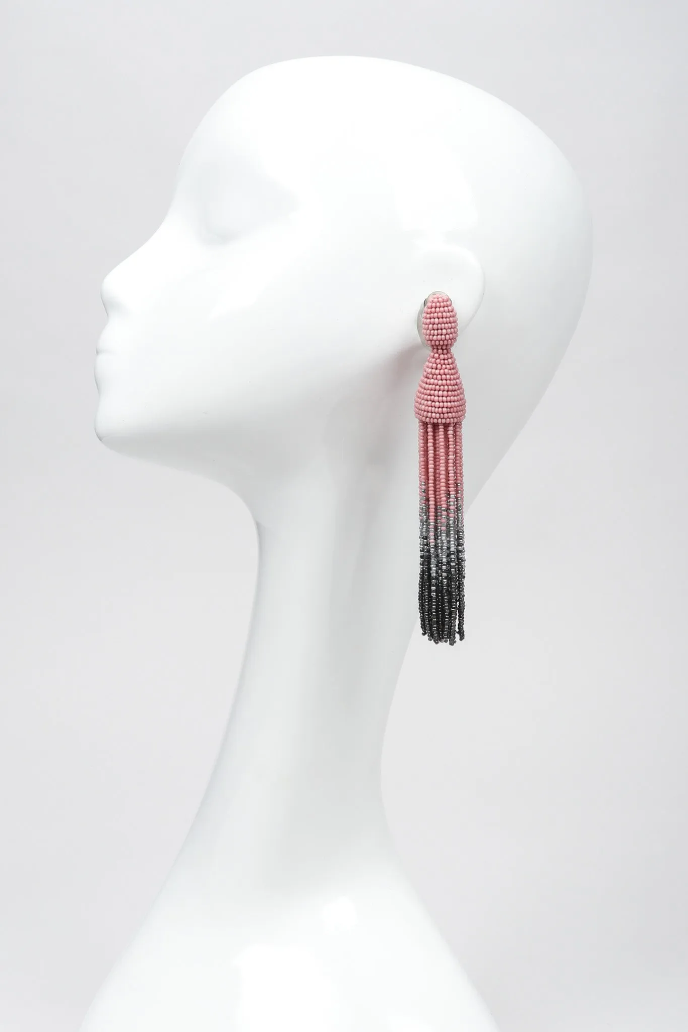 Beaded Tassel Earrings