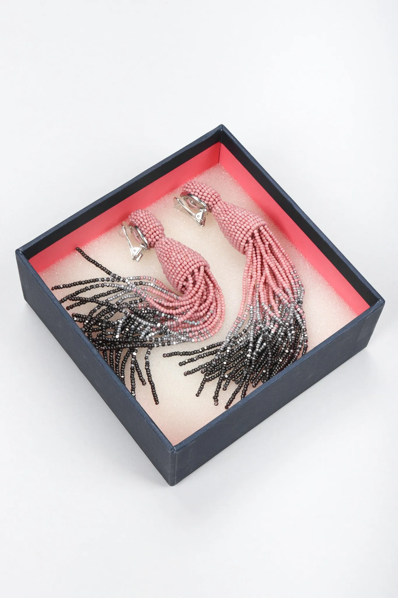 Beaded Tassel Earrings