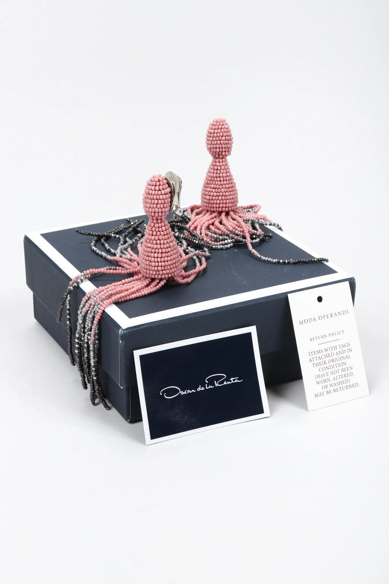 Beaded Tassel Earrings