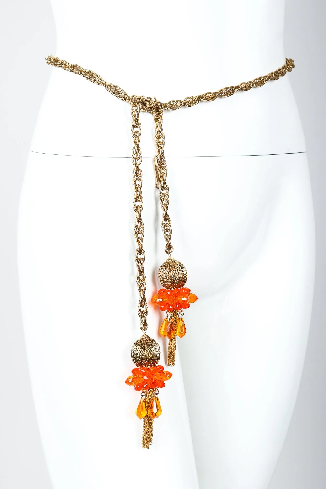 Beaded Tassel Wrap Necklace