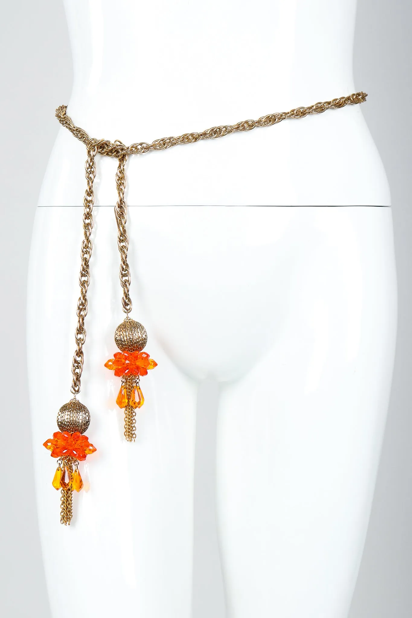 Beaded Tassel Wrap Necklace