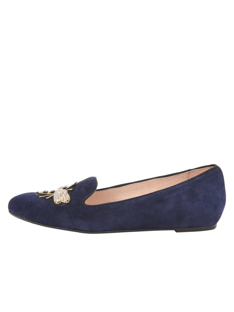 Bee Smoking Slipper Flat