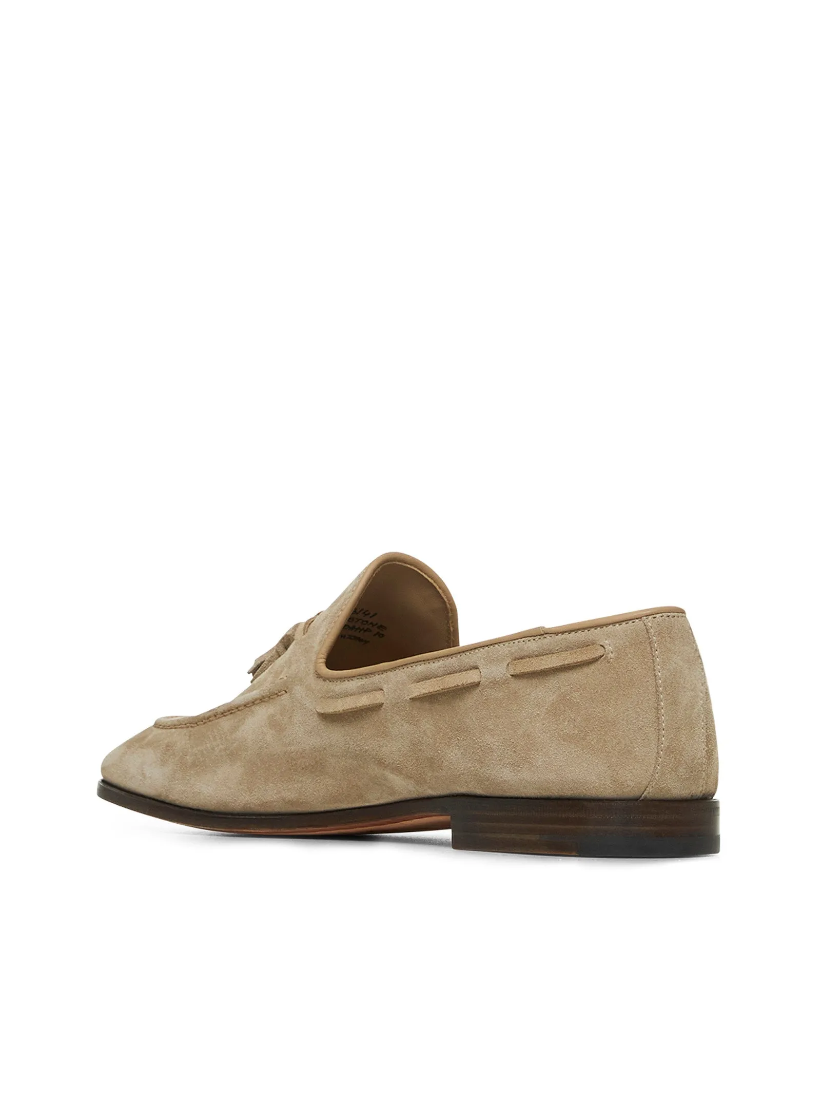 Beige suede Maidstone loafers