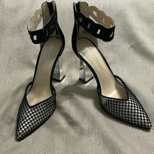 Betsey Johnson SB Jad Fishnet Evening Pump