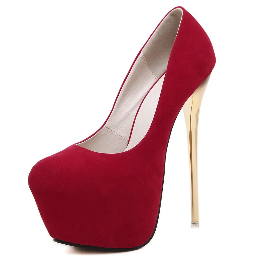 Big Size 41 42 43 44 45 Sexy  Pumps 16 cm