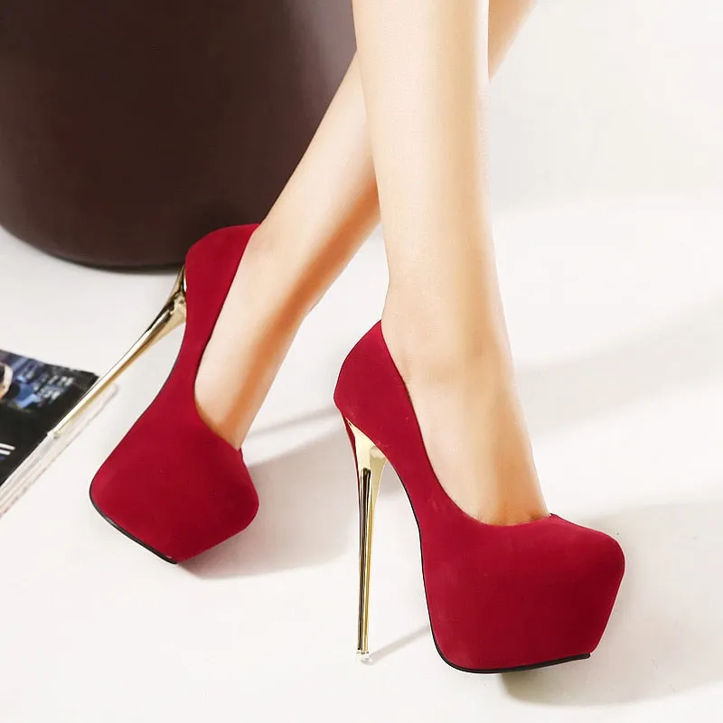 Big Size 41 42 43 44 45 Sexy  Pumps 16 cm
