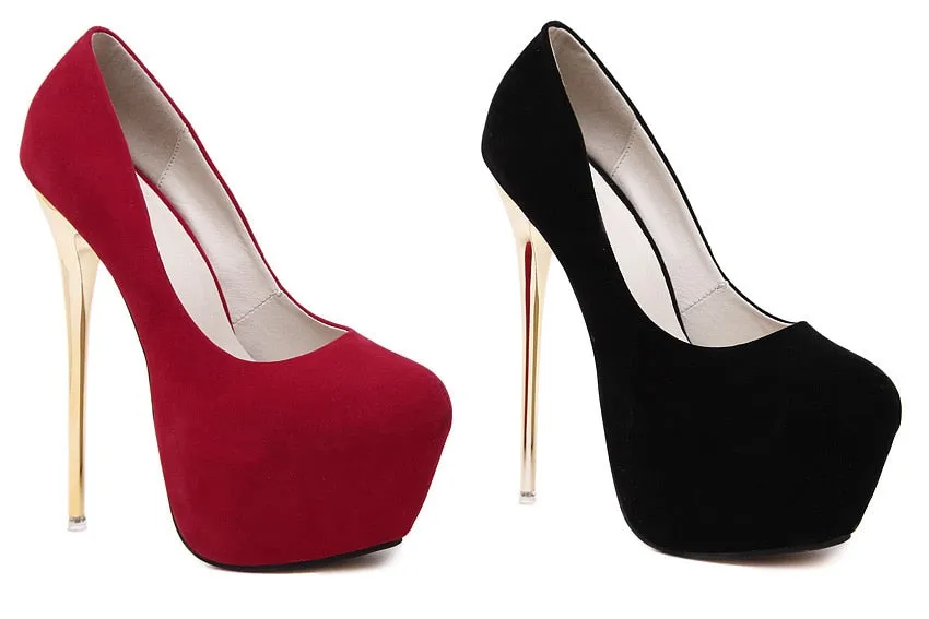 Big Size 41 42 43 44 45 Sexy  Pumps 16 cm