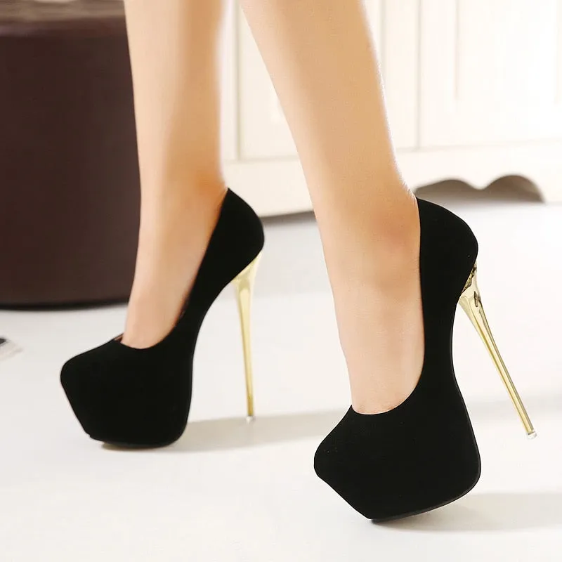 Big Size 41 42 43 44 45 Sexy  Pumps 16 cm