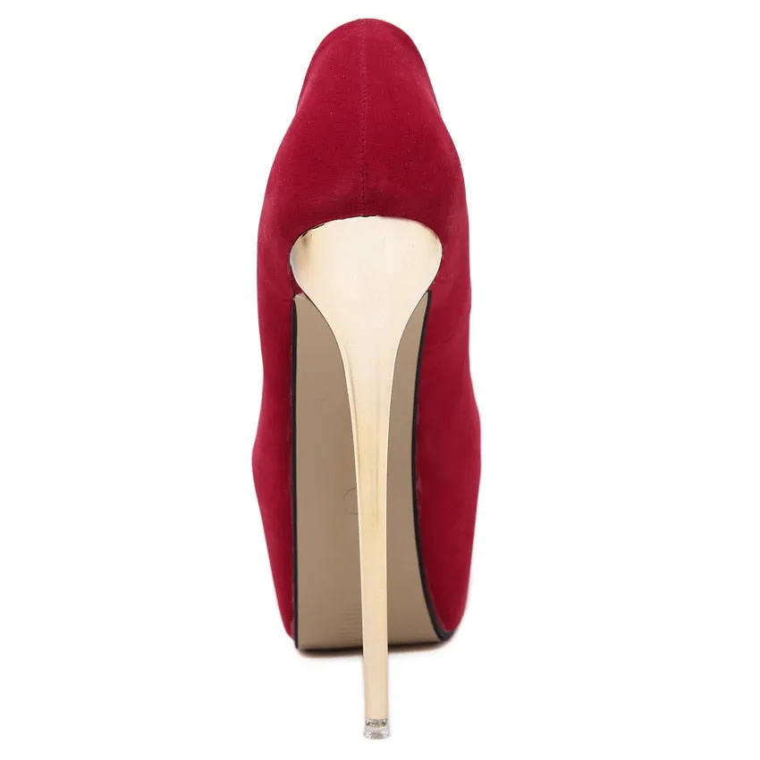 Big Size 41 42 43 44 45 Sexy  Pumps 16 cm