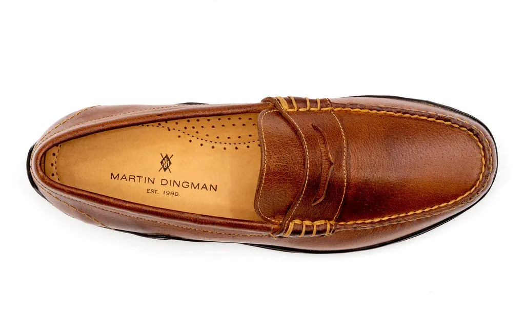 Bill Water Buffalo Penny Loafer (Burnt Cedar)