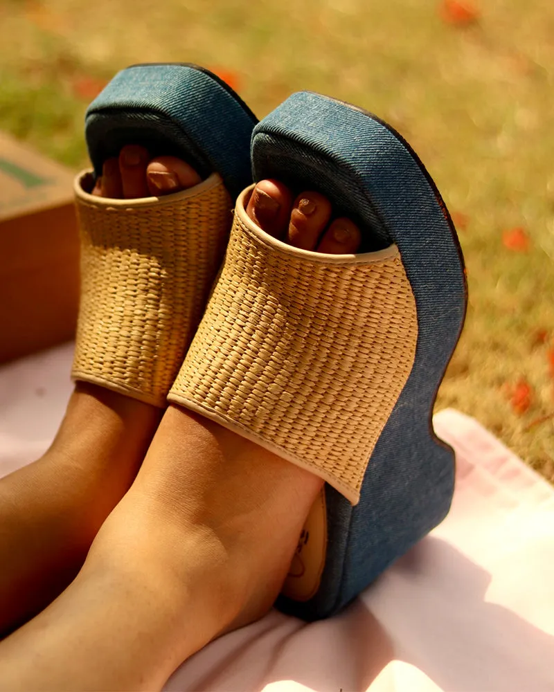 Blue Dune Dancer Slides