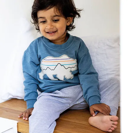 Blue Lightweight Crew Jumper