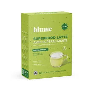 Blume Matcha Coconut Superfood Latte Single Server 8ct