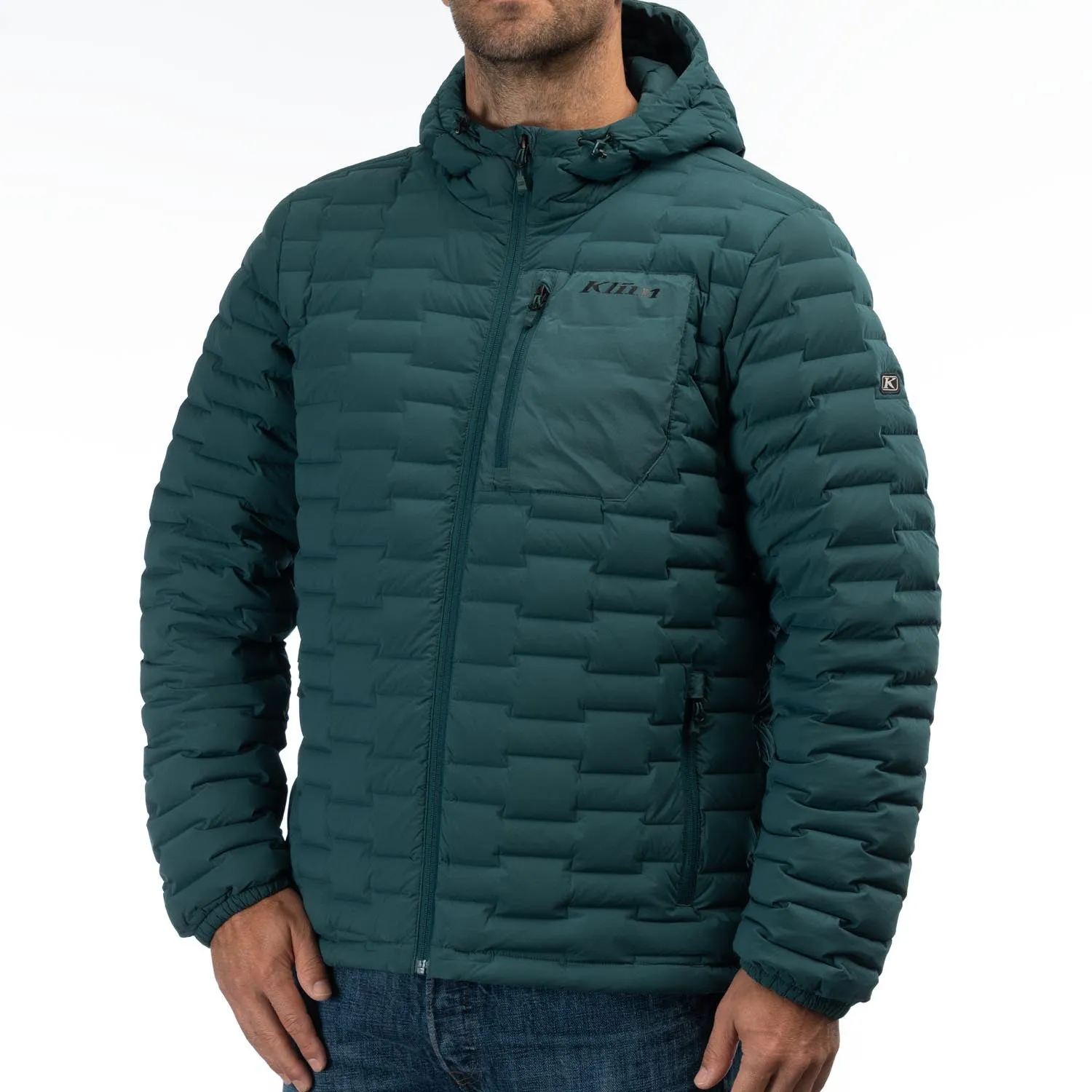 Boulder Stretch Down Hooded Jacket