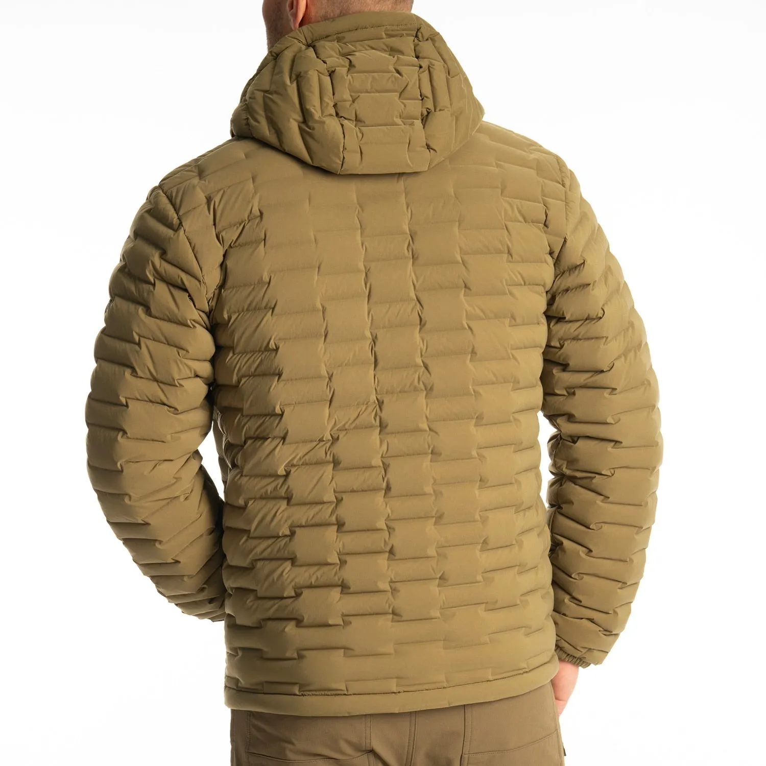 Boulder Stretch Down Hooded Jacket