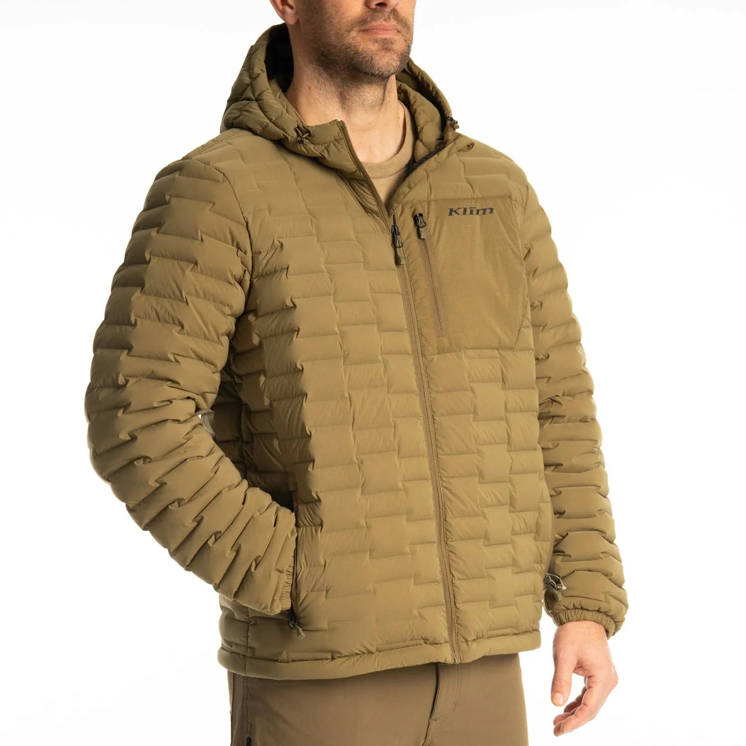 Boulder Stretch Down Hooded Jacket