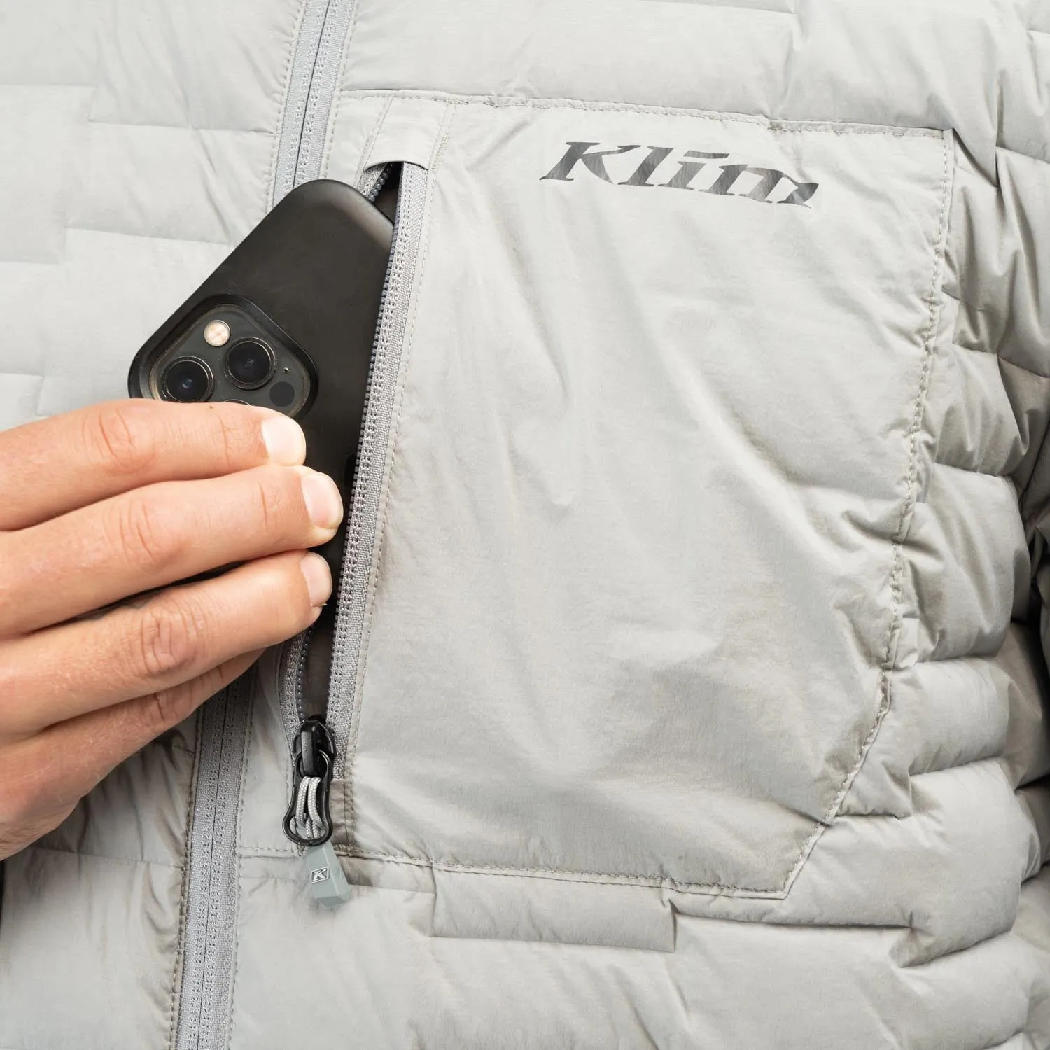 Boulder Stretch Down Hooded Jacket