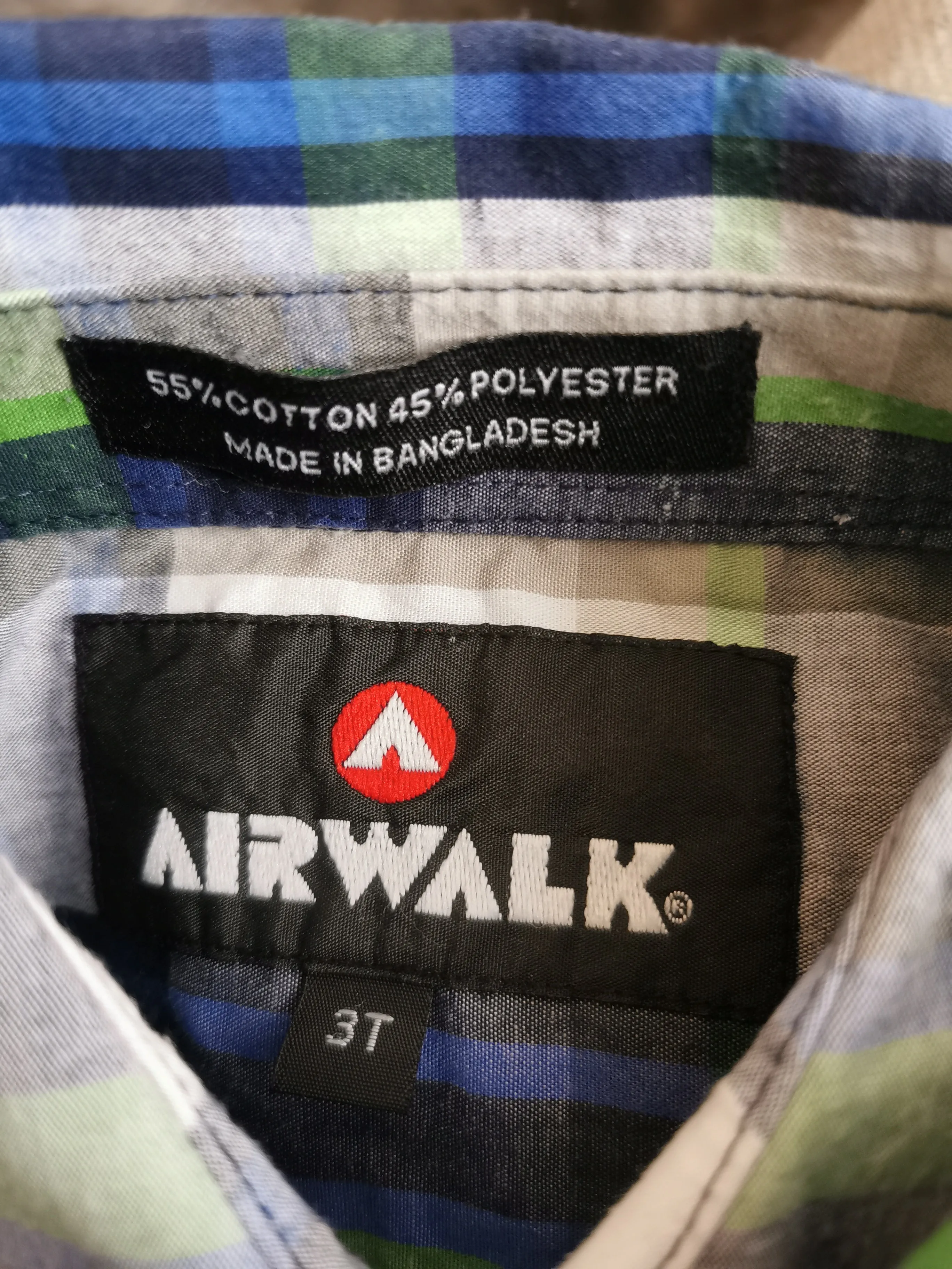 BOY SIZE 3 YEARS - AIRWALK, Casual, Shortsleeve Dress Shirt EUC B50
