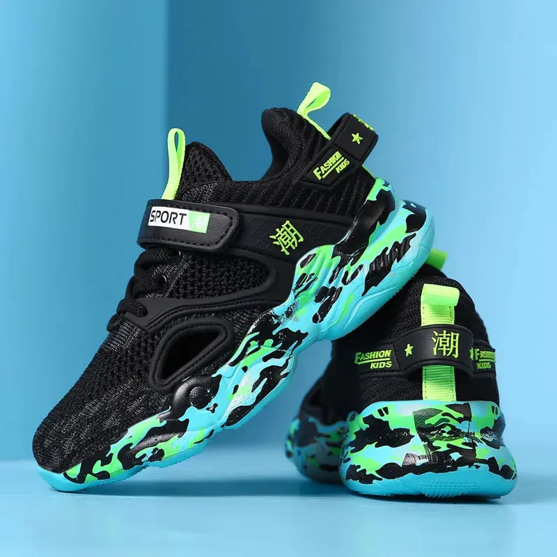 Boys' Summer Air Mesh Running Casual Sports Shoes
