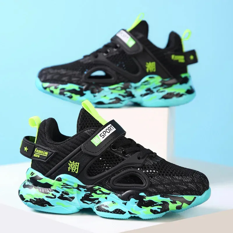 Boys' Summer Air Mesh Running Casual Sports Shoes