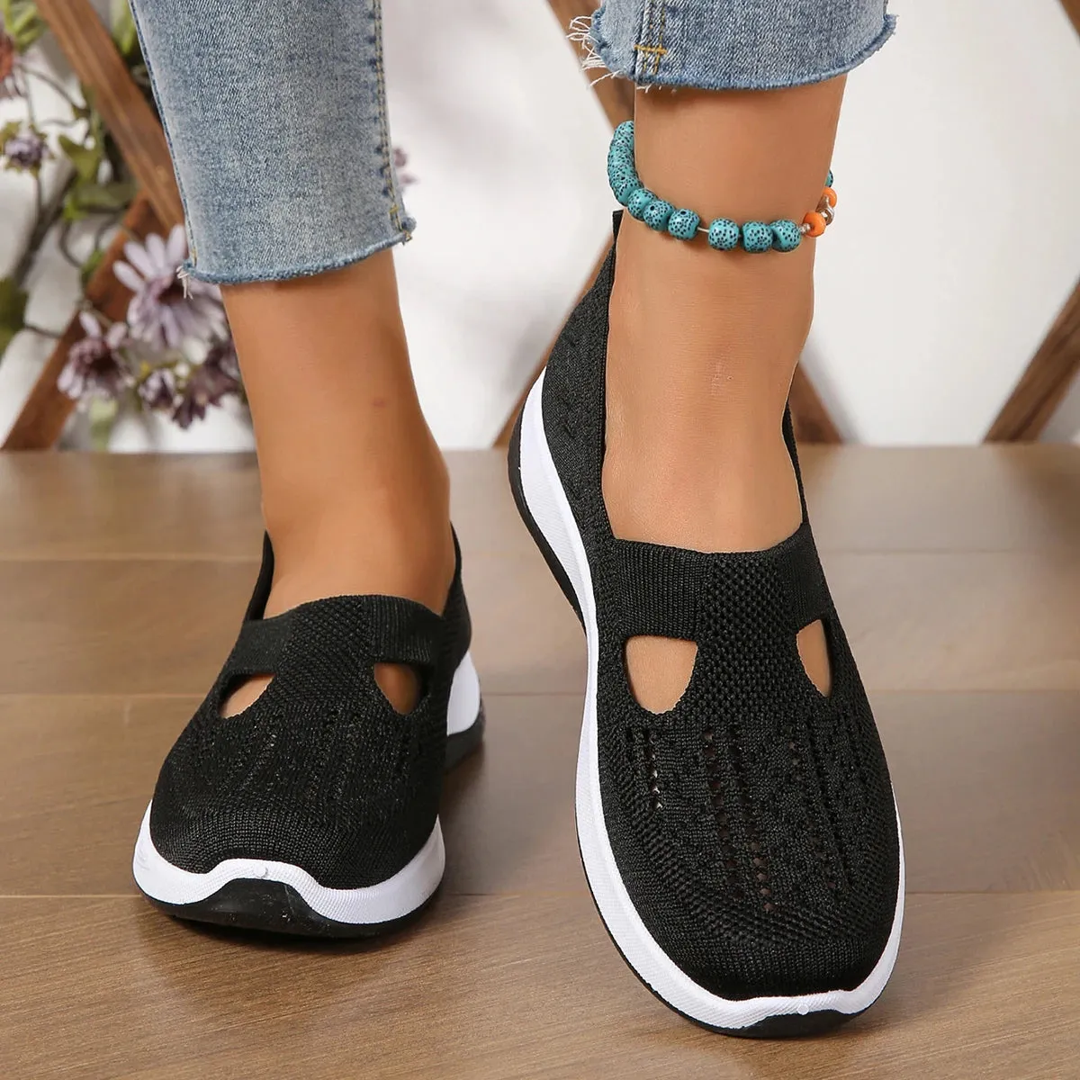 Breeze Mesh Slip-On Loafers – Lightweight & Breathable Casual Flats