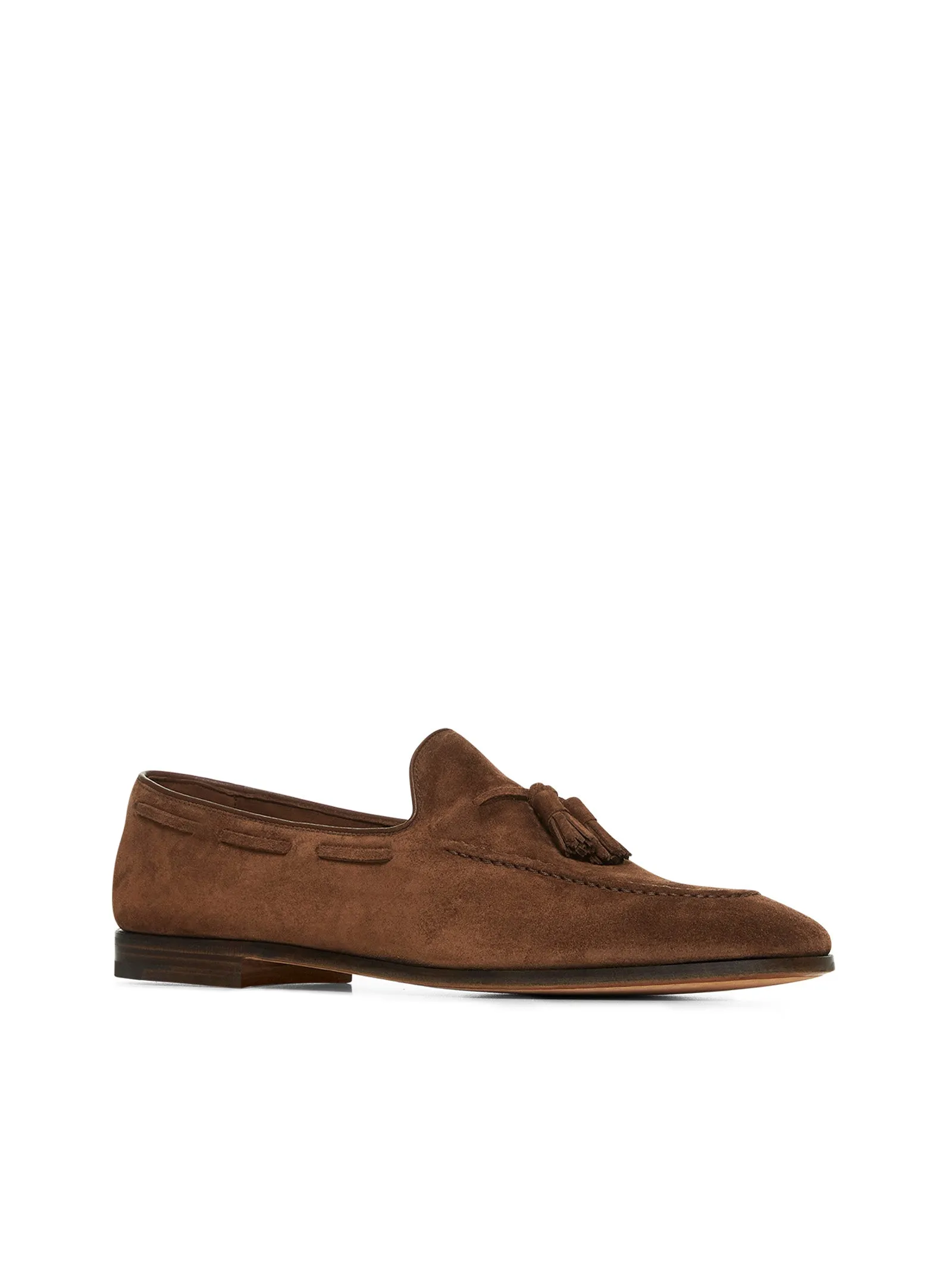 Brown suede Maidstone loafers