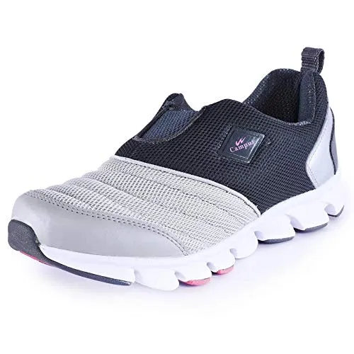Campus Women's L.Gry/D.Gry Running Shoes-7 UK/India (41 EU) (Montee)