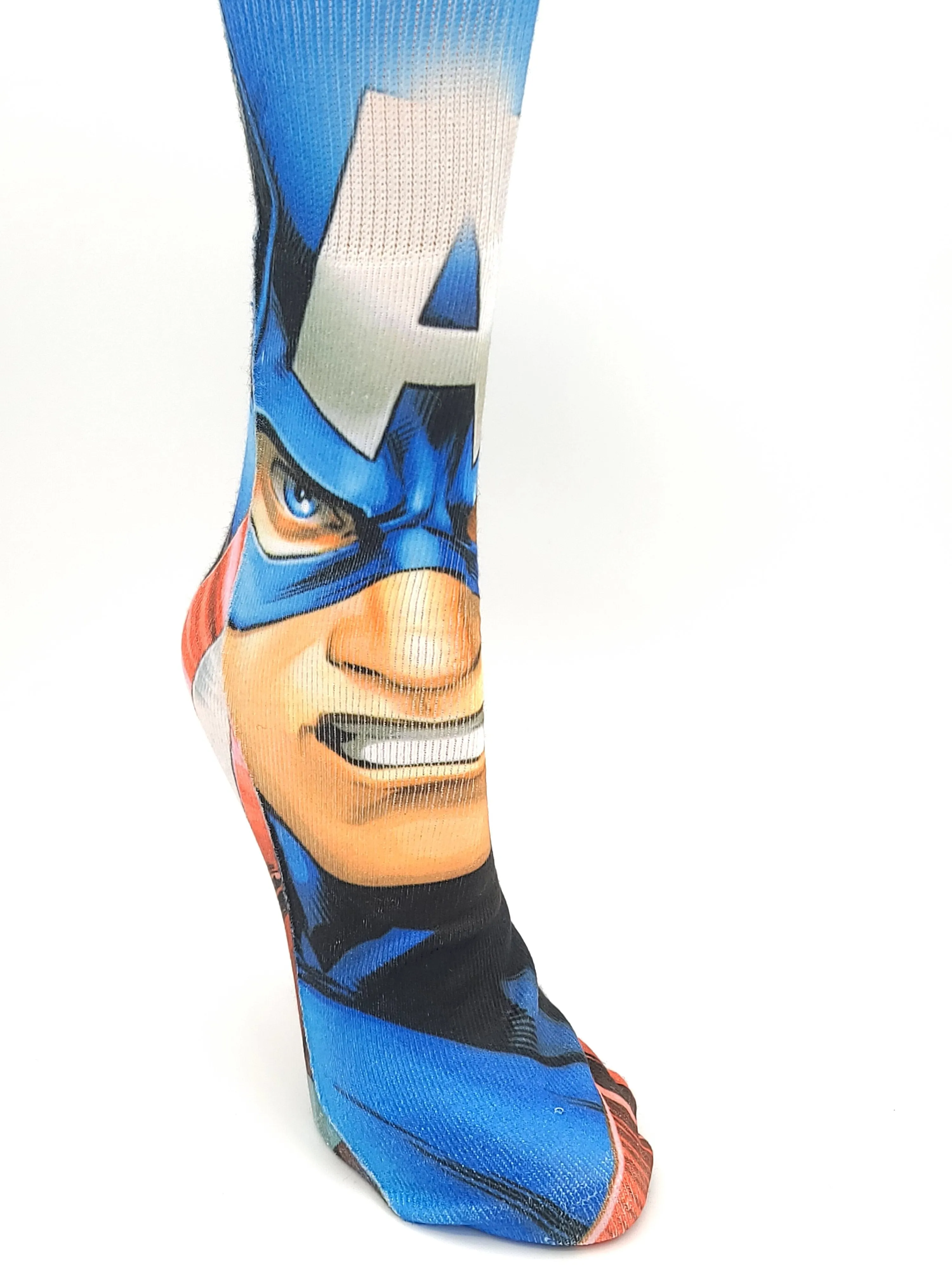 Captain America Superhero Super Socks