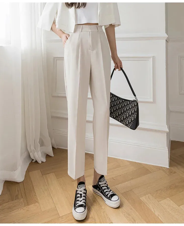 Casual Women Suit Pants